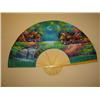 Image 3 : Set/3 Hand Painted Village  Wall Fans