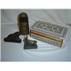 Image 1 : Inlaid MOP Box & Egyptian Statuary