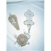 Image 1 : Set/3 24ct Gold Accent Ornaments