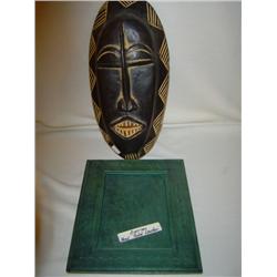 African Mask & Nigerian Picture Frame