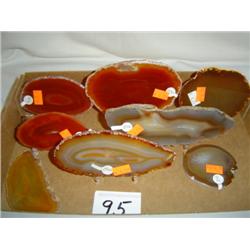 Agate Slabs with stands