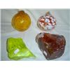 Image 1 : Hand Blown Glass Balls & Rock Glass