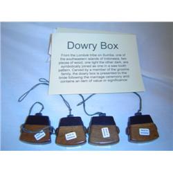Set/4 Lombak Mini Dowry Box