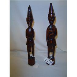 Carved Dyak People Fetishes