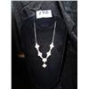 Image 1 : Sterling Silver & Moonstone Necklace