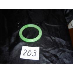 Bright Green Jade Bangle