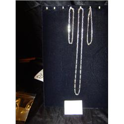 Sterling Silver Chain Set