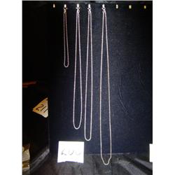 Sterling Silver Chain Set