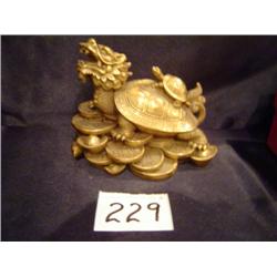 Brass Dragon Turtle,  large
