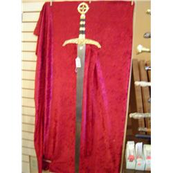 Deluxe Robin Hood Sword w/ plaque