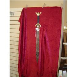 Celtic War Sword w/ leather sheath