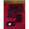 Image 1 : Collection of Rect. Rosewood Stands