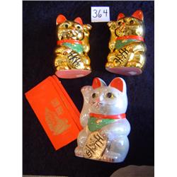 Maneki Neko Lucky Cat Banks