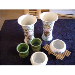 Set of Bamboo Pots