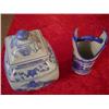 Image 1 : Set/2 Blue/White Chinese Porcelain Vases