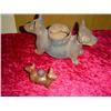 Image 1 : Set/2 Old Two-headed? Dog Pottery 