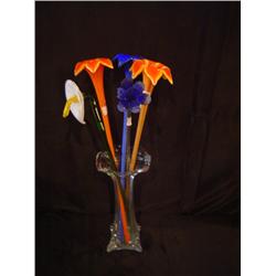 Hand Blown Glass Flowers