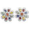 Image 1 : Natural Fancy Color Sapphire 41 Carats Earrings