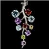 Image 1 : Natural Multi Gemstone Pendant