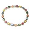 Image 1 : Natural Fancy Color Sapphire 73 Cts Bracelet