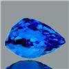 Image 2 : Natural Pear Checker Swiss Blue Topaz 28.15 Ct - FL