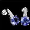 Image 1 : Natural Tanzanite Gemstone Earrings