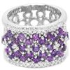 Image 1 : NATURAL AAA PURPLE AMETHYST  RING