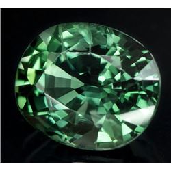 Natural Green Sapphire 2.27 Carats - Untreated - GIA Certified