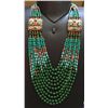 Image 1 : Tibet Natural Stone Tribal Queen Royal Necklace