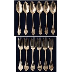 M. M. Fredrick Silver Flatware Collection
