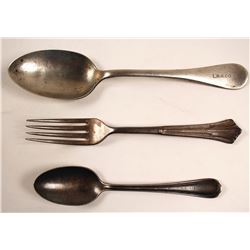 Two Silver Spoons & One Fork