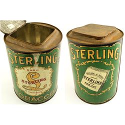 Sterling Tobacco Can