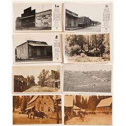 Mariposa and Calveras Calif. Postcards (8)