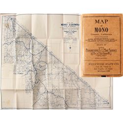 Mono County, CA Map, 1930