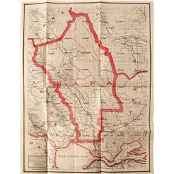 Napa County, California Map, 1914