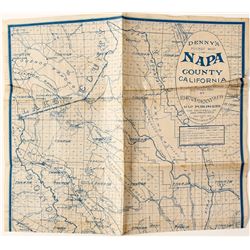 Napa County, CA Map 1915