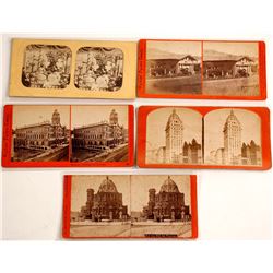 Five Early San Francisco Stereoviews