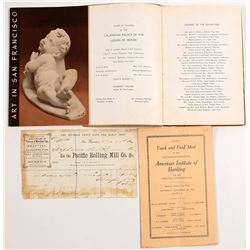 San Francisco Ephemera (Art, Railroad, Etc.)
