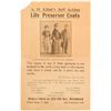 Image 1 : A. H. Klint's Self-Acting Life Preserver Coats Broadside, 1912
