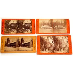 Four Yosemite Hotel Stereoviews