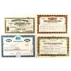 Image 1 : Four Different California Bank Stock Certificates