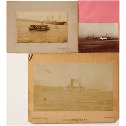 Three Early California Ship Photographs
