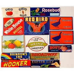 Fruit Labels (Mostly California)