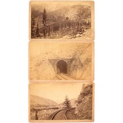 Colorado Midland Railroad Cabinet Card Photos