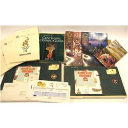 1996 Atlanta Olympic Pins and Ephemera
