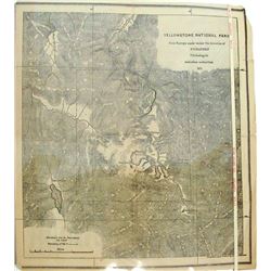 F.V Hayden Yellowstone Map 1871