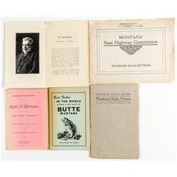 Five Montana Booklets