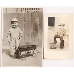 Two Photographs of Ayer Family in Reno