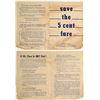 Image 1 : c1935 New York Subway Flyer