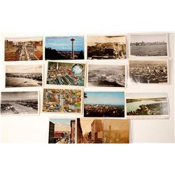 Seattle Aerial & Birds-Eye Postcards